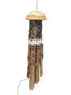 Bambu Kuş Yuvalı Rüzgar Çanı