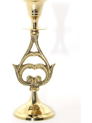 Tekli Pirinç Şamdan