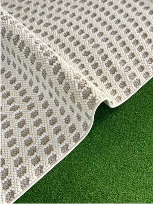 Uzel Woolen Tual Mikrofiber Salon Halısı,oturma Odası Halısı, Modern Halı 8406-GRI