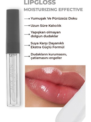 Uzun Süre Kalıcı Yapışkan His Bırakmayan Nemlendirici Dudak Parlatıcısı - Lipgloss 07 Glossy Purity