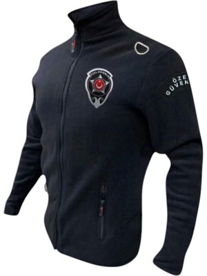 Esmoda Modanka Reflektör Baskılı Özel Güvenlik Polar Yeni