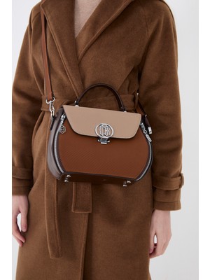 Cressberry 12209 Taba-K.bej Kadın El & Omuz Çantası