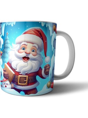 Pixxa Noel Baba Yılbaşı Christmas Kupa Bardak Model 4