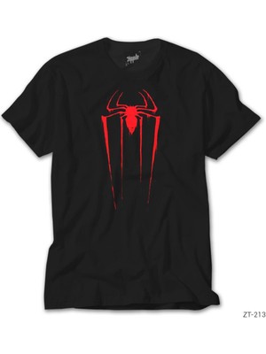 Z Zeplin Spiderman Adam Siyah Tişört