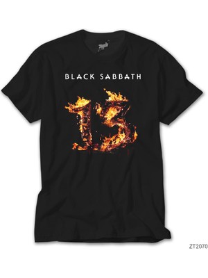 Z Zeplin Black Sabbath 13 Siyah Tişört