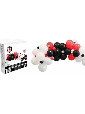 Hayaller Dükkanı Balon Dekoransyonu 3 Lü Set Beşiktaş Set:70