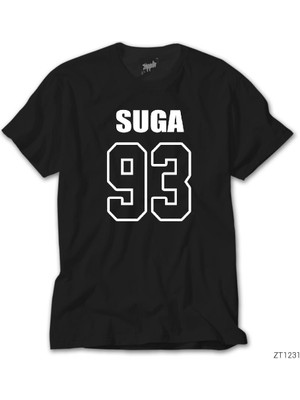 Z Zeplin Bts Suga 93 Siyah Tişört