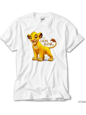 Z Zeplin Aslan Kral Simba Beyaz Tişört