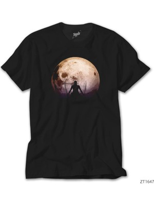 Z Zeplin One Piece Santoryu Siyah Tişört