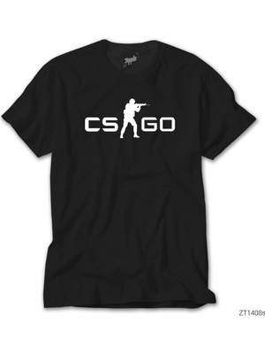 Z Zeplin Counter Strike Csgo Logo Siyah Tişört