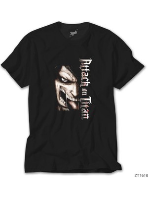 Z Zeplin Attack On Titan 2 Siyah Tişört