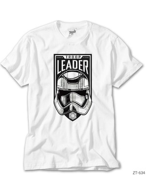 Z Zeplin Star Wars Troop Leader Beyaz Tişört