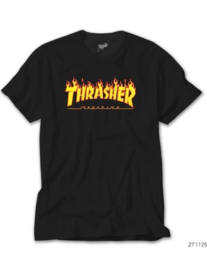 Z Zeplin Thrasher Siyah Tişört