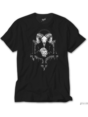 Z Zeplin Baphomet Siyah Tişört