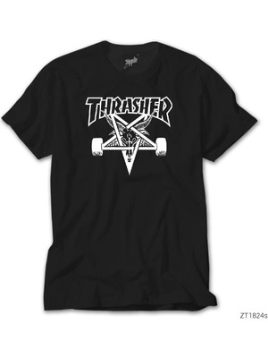 Z Zeplin Thrasher 666 Siyah Tişört