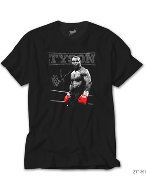 Z Zeplin Mike Tyson Siyah Tişört