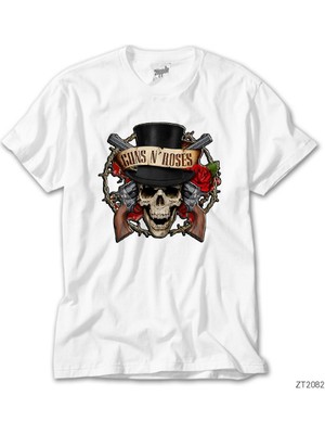 Z Zeplin Iron Maiden Skull Siyah Tişört