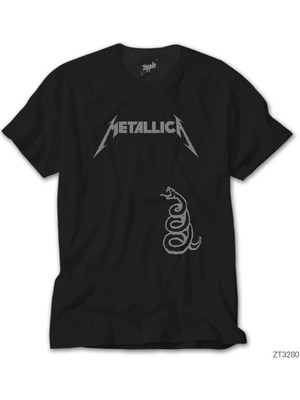 Z Zeplin Metallica Snake Siyah Tişört