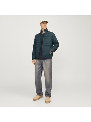 Jack & Jones Erkek Katlanabilir Rüzgara Dayanıklı Puffer Mont - State