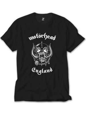 Z Zeplin Motörhead England Siyah Tişört