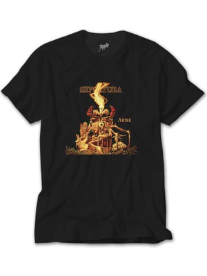 Z Zeplin Sepultura Arise Siyah Tişört