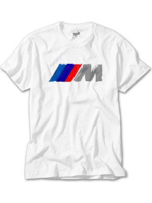 Z Zeplin Bmw M Power Brush Beyaz Tişört