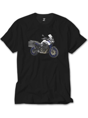 Z Zeplin Yamaha XT1200Z Super Tenere Siyah Tişört
