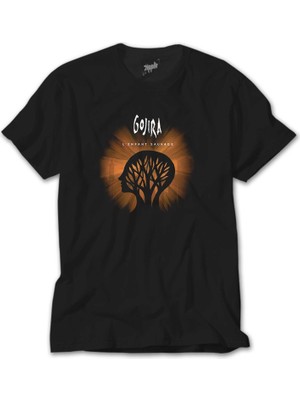 Z Zeplin Gojira Le Efant Sauvage Siyah Tişört