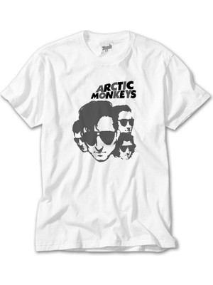 Z Zeplin Arctic Monkeys Group 2 Beyaz Tişört