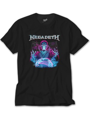Z Zeplin Megadeth Ruler Of The World Siyah Tişört