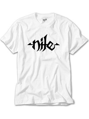 Z Zeplin Nile Logo Beyaz Tişört