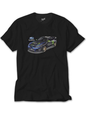 Z Zeplin Subaru Monster Siyah Tişört