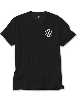Z Zeplin Volkswagen New Logo Siyah Tişört