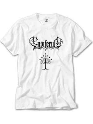 Z Zeplin Ensiferum Tree Of Life Beyaz Tişört