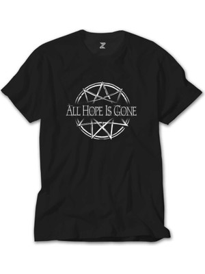 Z Zeplin Slipknot All Hope Is Gone Siyah Tişört