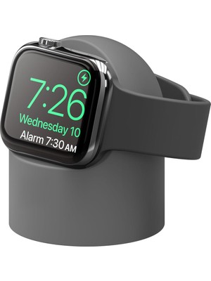 Sneezy Apple Watch Uyumlu Silikon Akıllı Saat Şarj Standı