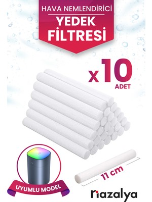 Nazalya Hava Nemlendirici Buhar Makinesi Filtresi 10 Adet