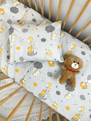 Ozz Baby%100 PAMUK ANNE YANI ; PARK BEŞİK 80X120 FERMUARLI BEBEK NEVRESİM TAKIMI