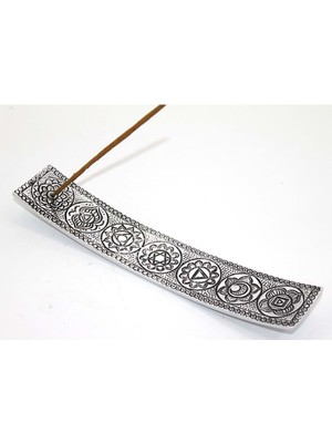Metal Kayık 7 Çakra ( Chakra ) Tütsülük