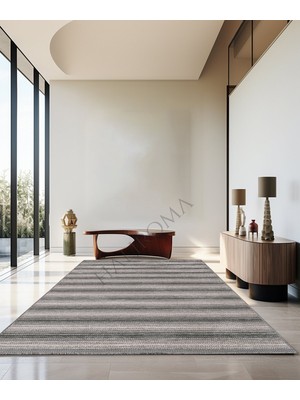 Halı Roma Şönil Antrasit-Gri Line