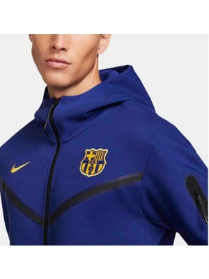 Nike Fc Barcelona Nsw Tech Fleece Hoodie Fz Wr Erkek Sweatshirt