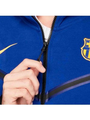 Nike Fc Barcelona Nsw Tech Fleece Hoodie Fz Wr Erkek Sweatshirt