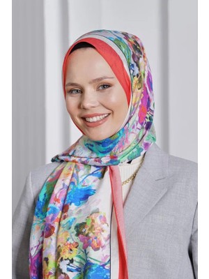 Loryan Scarf Mercan Loryan Scarf Diamond Henna Şal