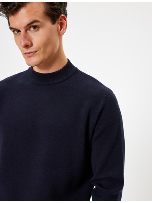 Koton Triko Kazak Basic Balıkçı Yaka Uzun Kollu