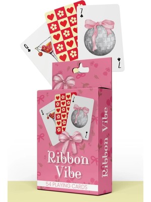 Chantaky Ribbon Vibe Iskambil Kartı Oyun Kartı Poker Kartı