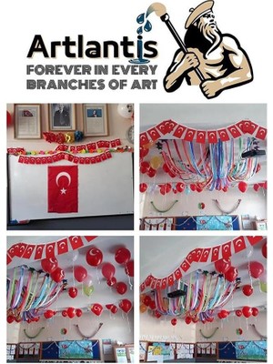 Artlantis Balon Renkli Lateks 10 Adet Renkli Balon 10'' Canlı Renkler Parti Doğum Günü Süsleme Malzemeleri Balon 26 cm