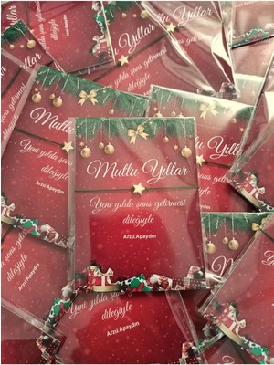 2024 Yılbaşı Konsept Şans Bilekliği Hediyeliği 50 Adet