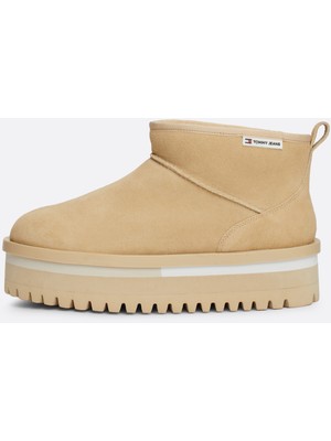 Tommy Hılfıger Tjw Suede Flatform  Boot Wl Bot & Bootie