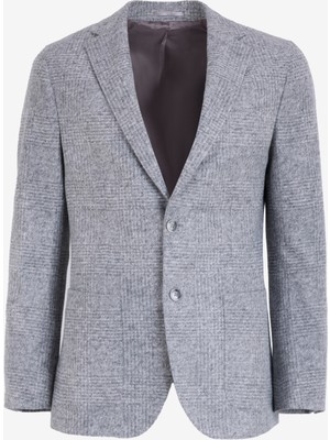 Hackett Slim Fit Açık Gri Erkek Ceket HM443300