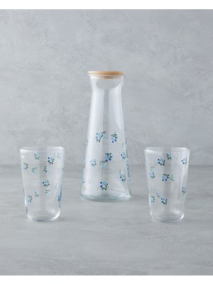 Bloom Cam 3 Parça Su Takımı 1150 ml + 400 ml Mavi